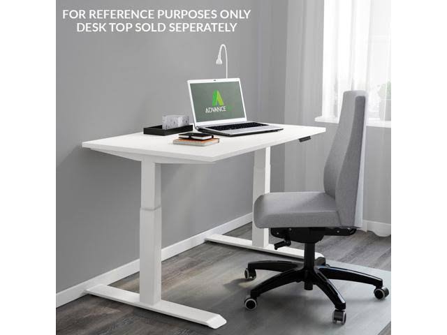 White Adjustable Electric Stand Up Desk Frame J11893