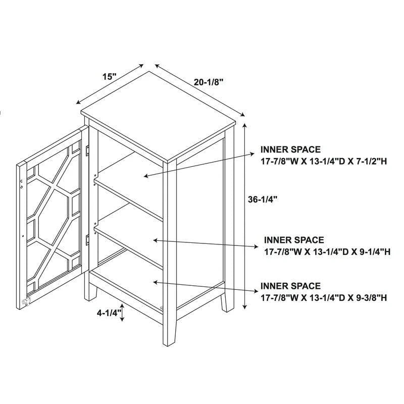 White Small Cabinet H73101