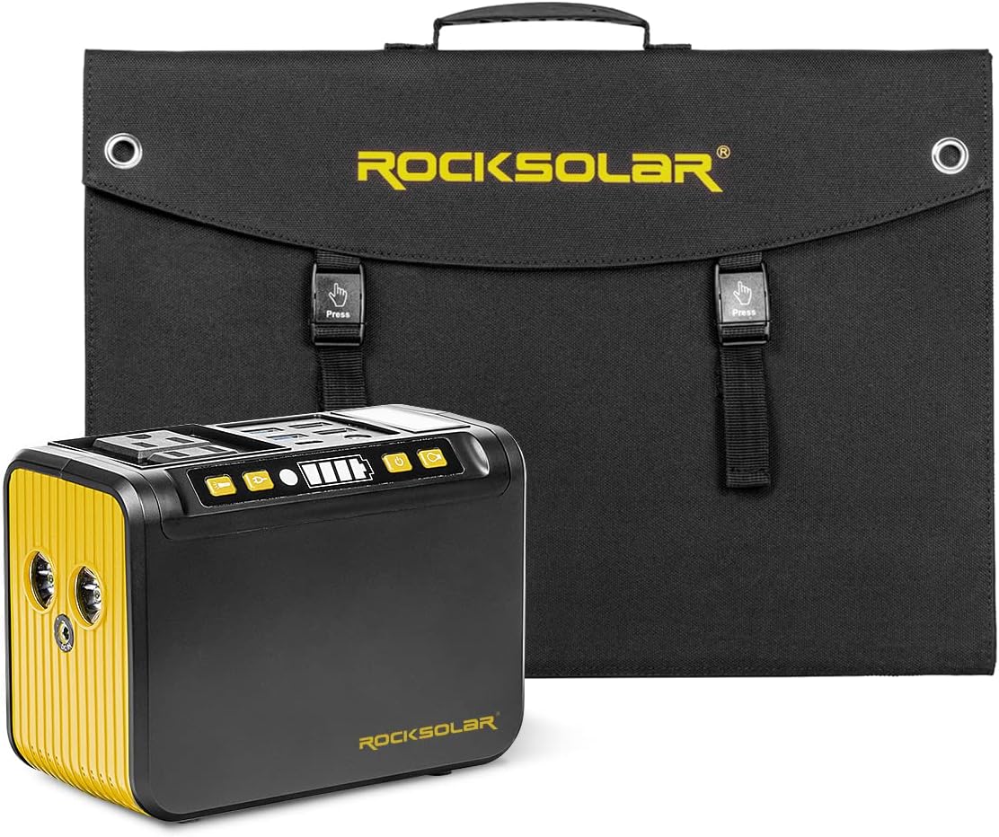 Portable Power Station and Foldable Solar Panel H283552