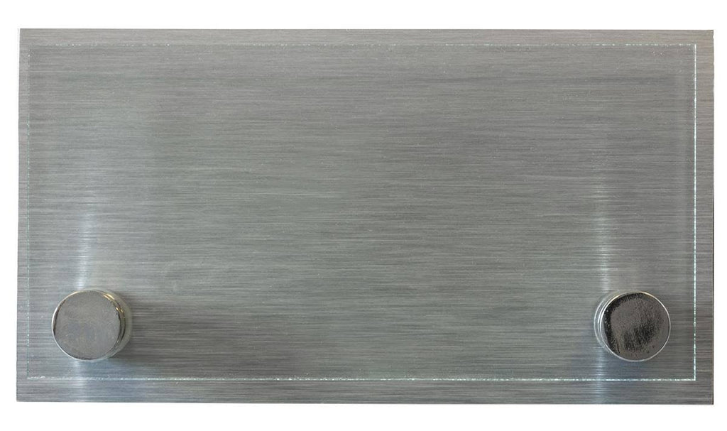 Office Door Sign with Brushed Formica Backing and Mounting Hardware H157