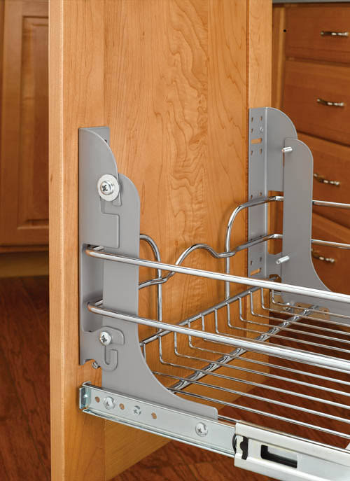 12 in. W x 20 in. D Chrome Wire Basket I802540