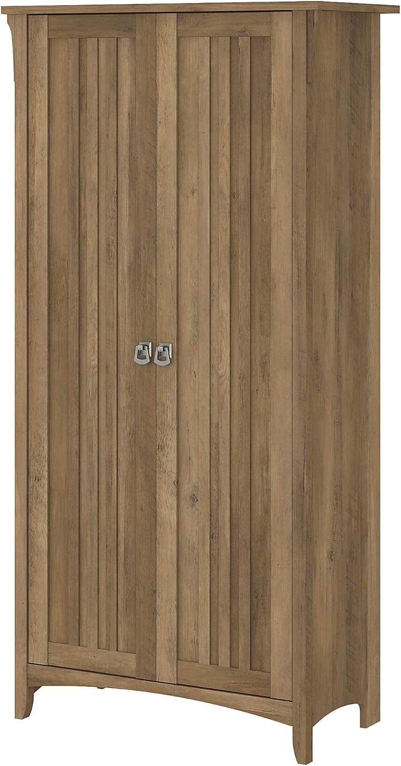 Cape Cod Gray Kitchen Pantry Cabinet with Doors R749