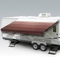 Heavy Duty Weatherproof Vinyl RV Awning Fabric Replacement 21' E127004
