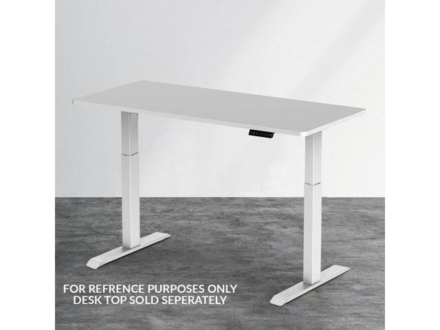 White Adjustable Electric Stand Up Desk Frame J11893