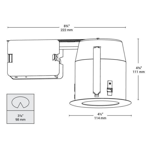4-in LED Slim Multi Directional Recessed Light K17701