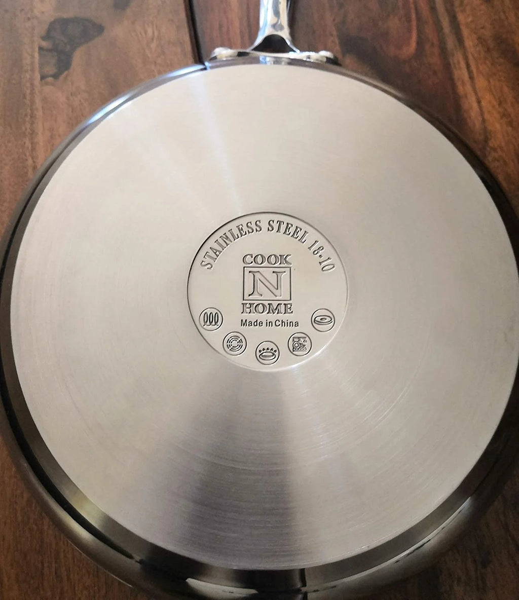 8-Piece Stainless Steel Induction Cookware Set F630