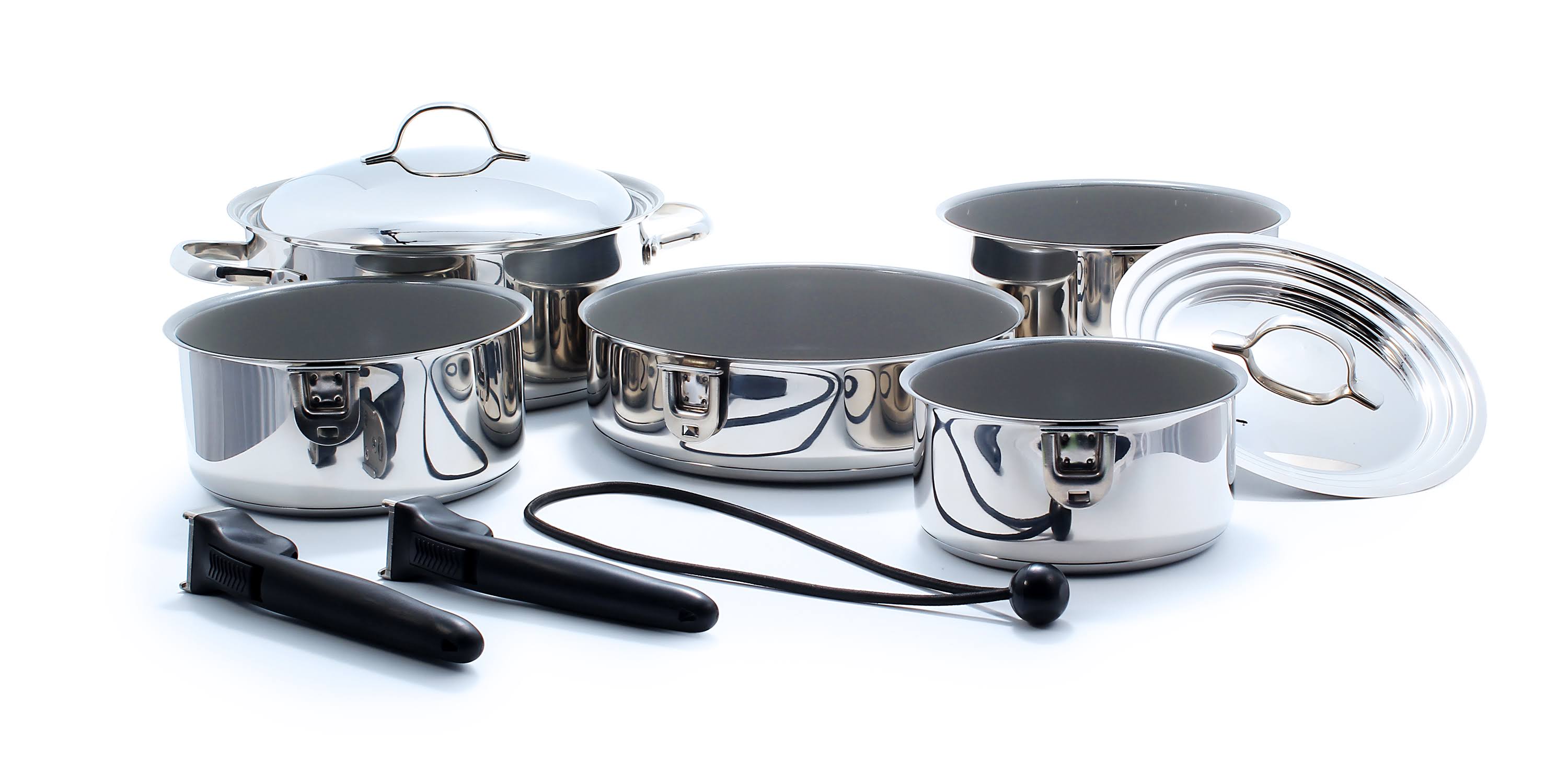 10 Piece Ceramic Nesting Cookware Set K786