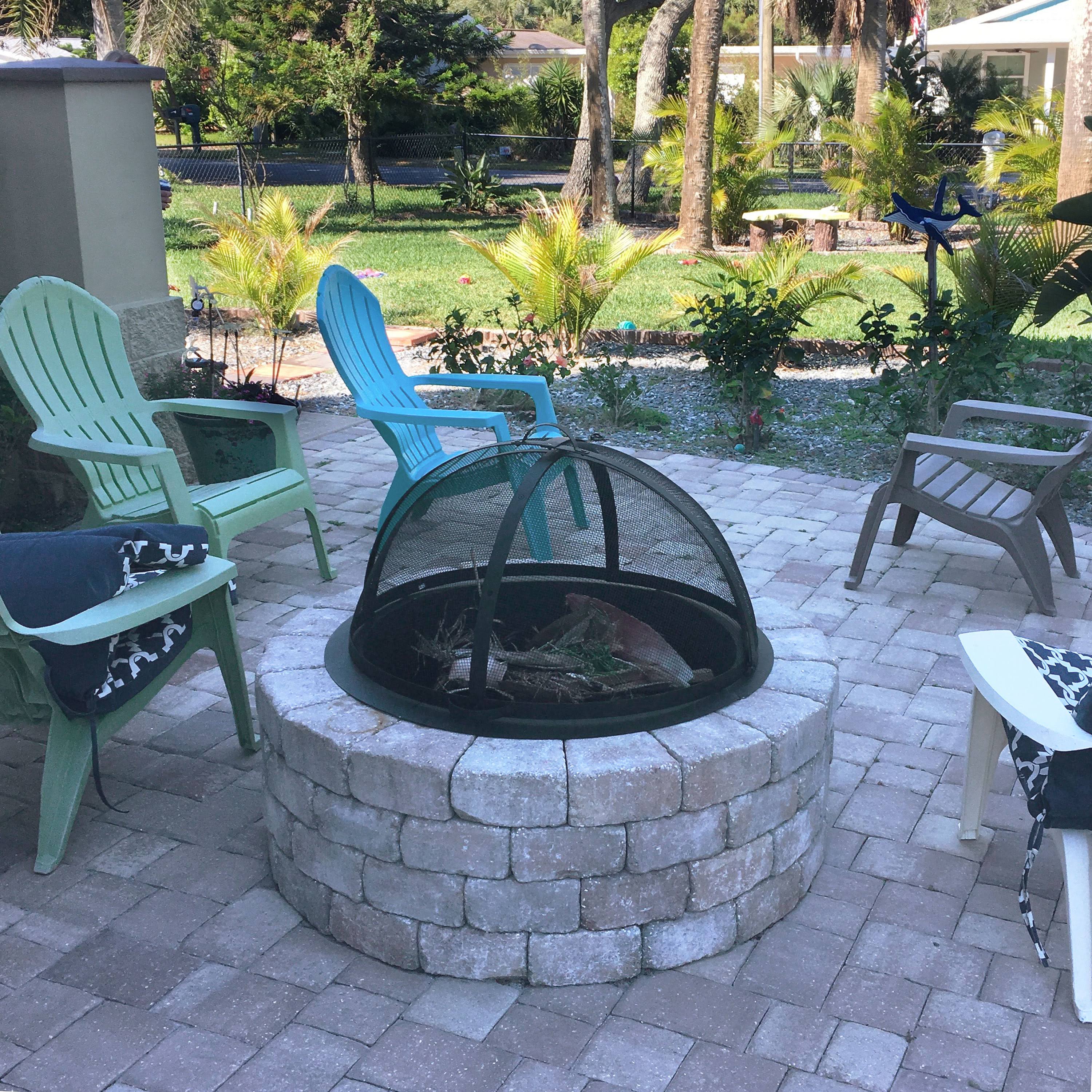 32-Inch Diameter Fire Pit Spark Screen M307758