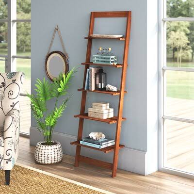 Cherry Ladder Bookcase A5010