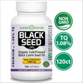 Black Seed Oil 1000mg 120 Softgel Capsules Cold-Pressed Nigella Sativa R586197