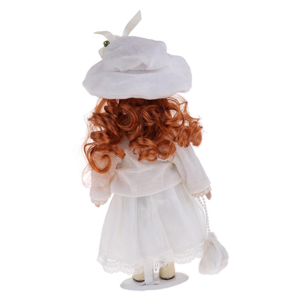1/6 Scale Porcelain Doll Lady Figures Y960672