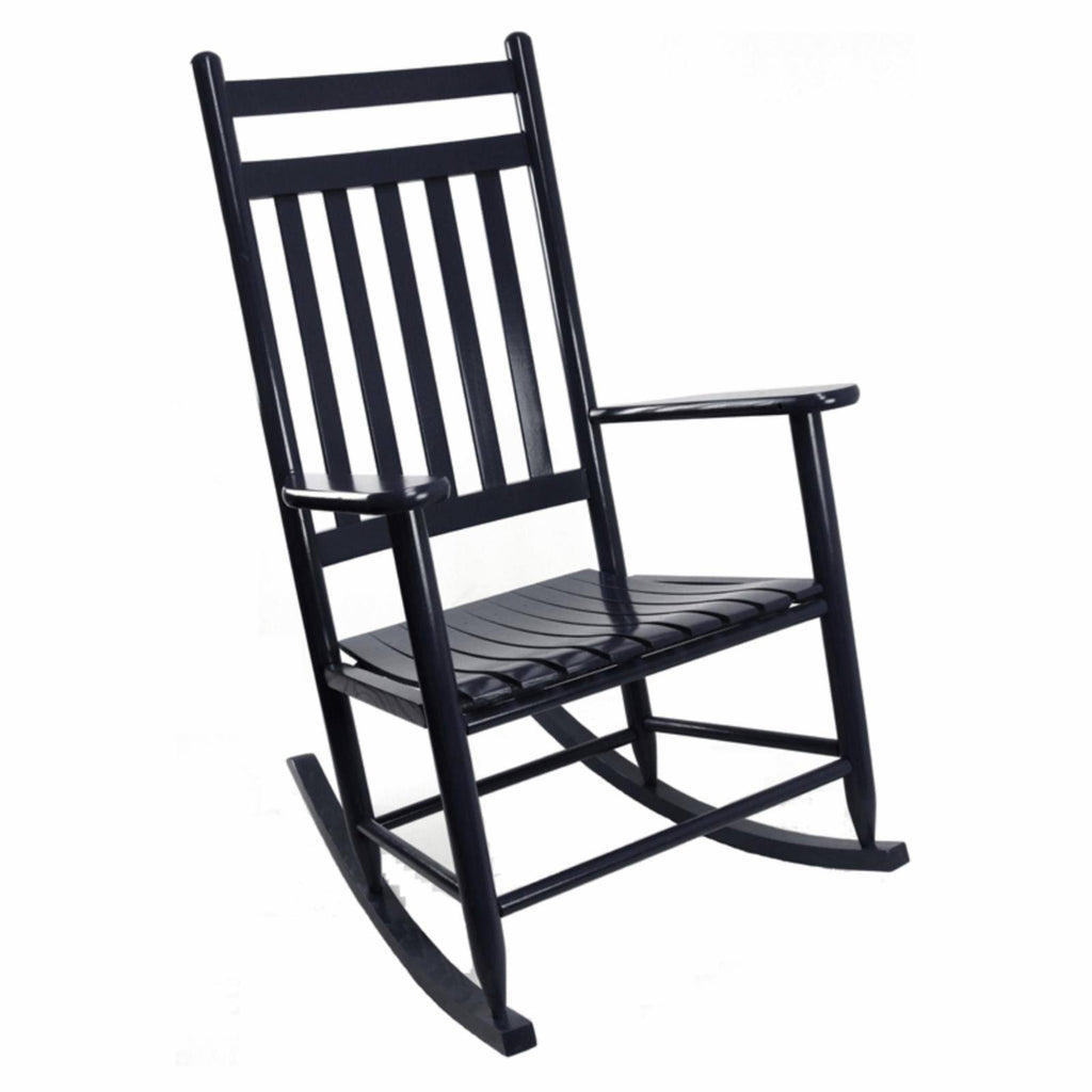 Coastal Tan Wood Rocking Chair L7463