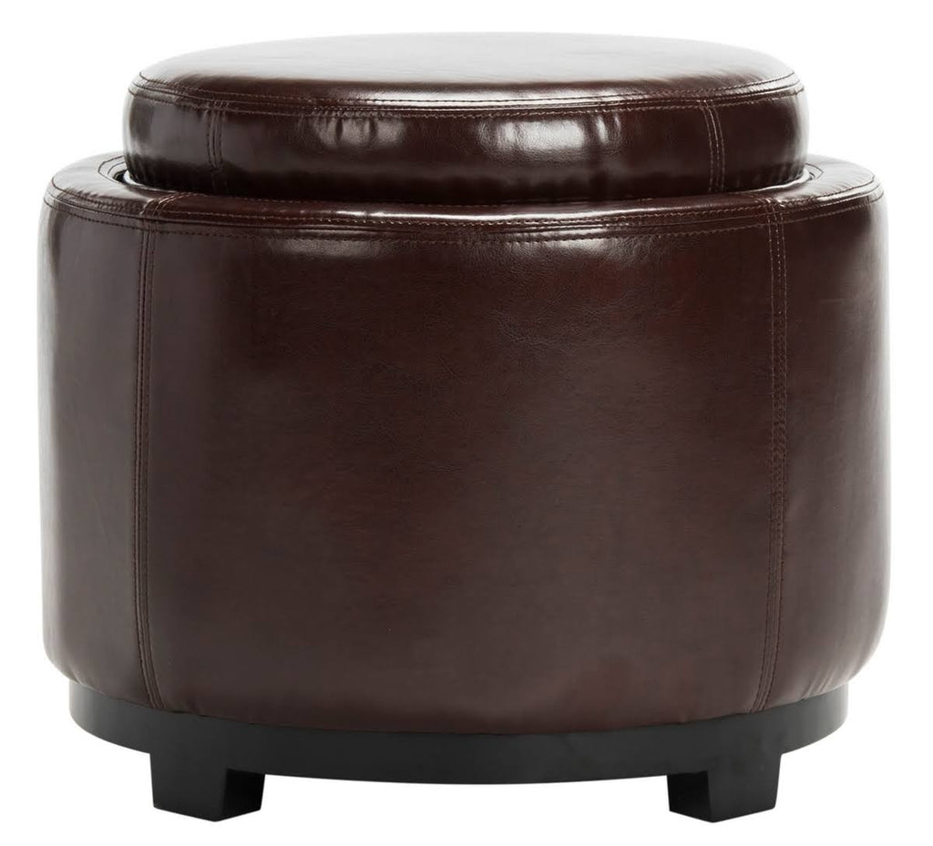 Round Storage Tray Ottoman V4511