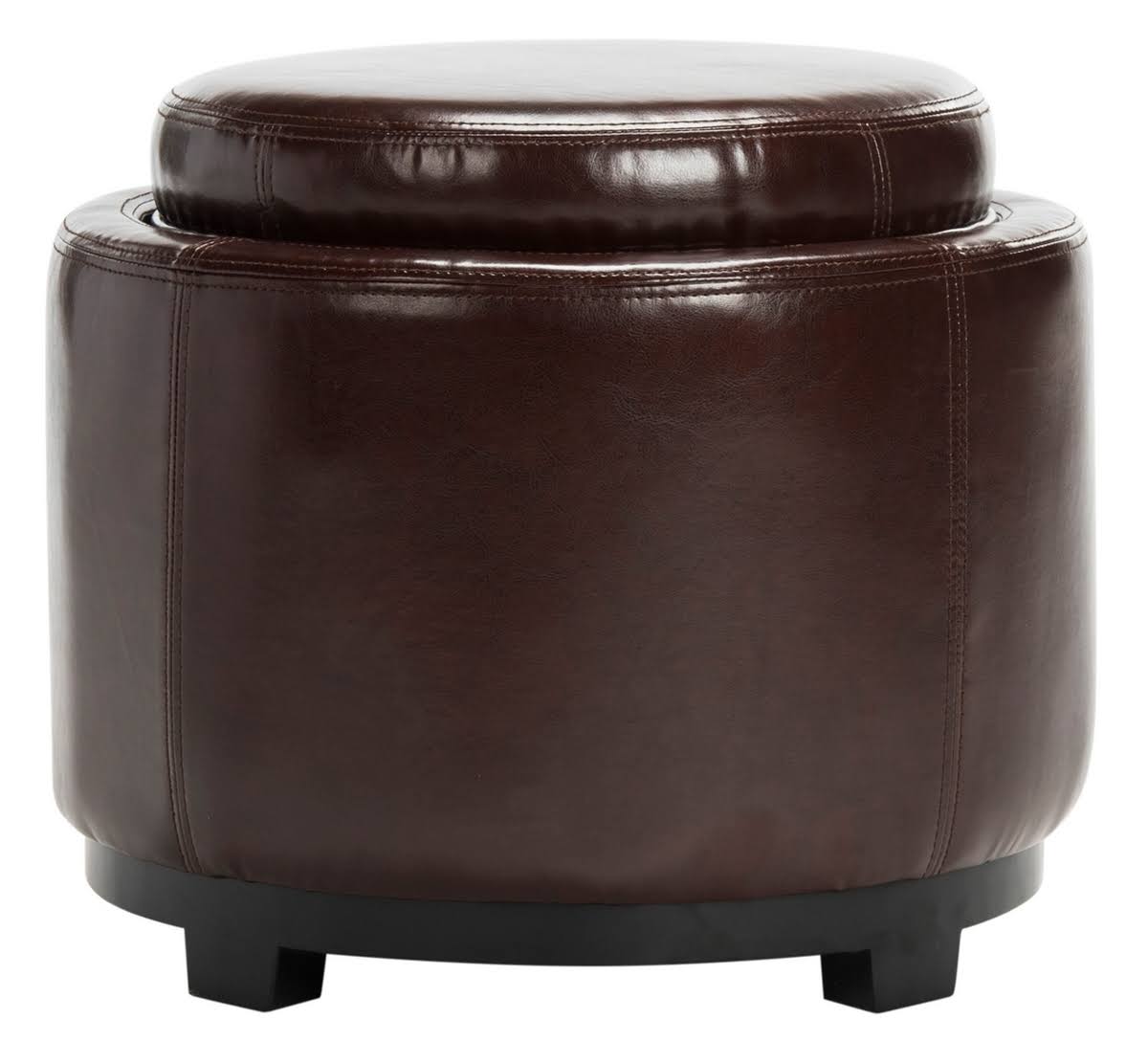 Round Storage Tray Ottoman V4511