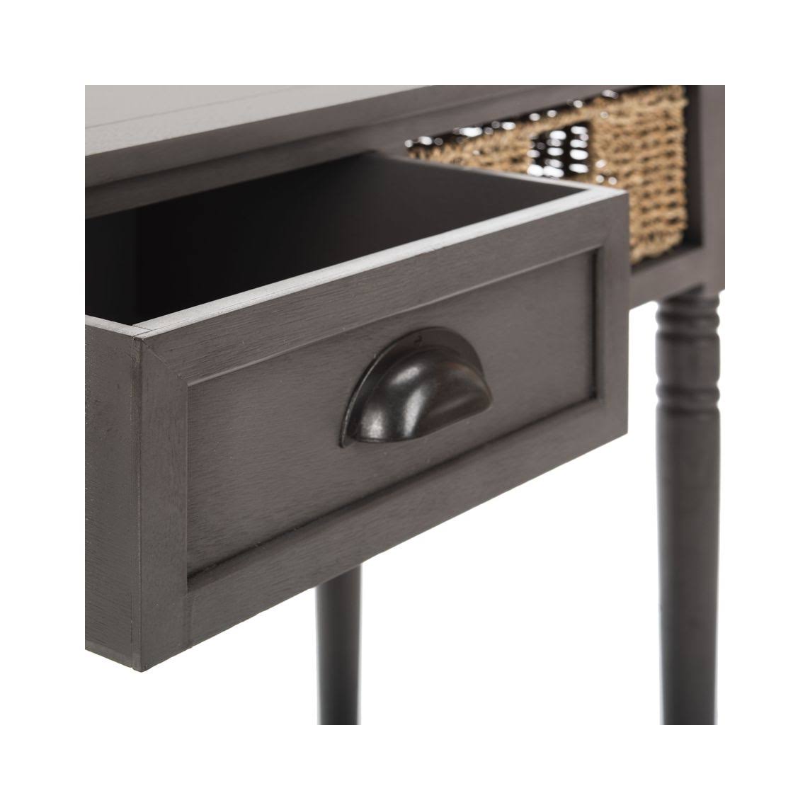 Wicker Console Table with Storage H939