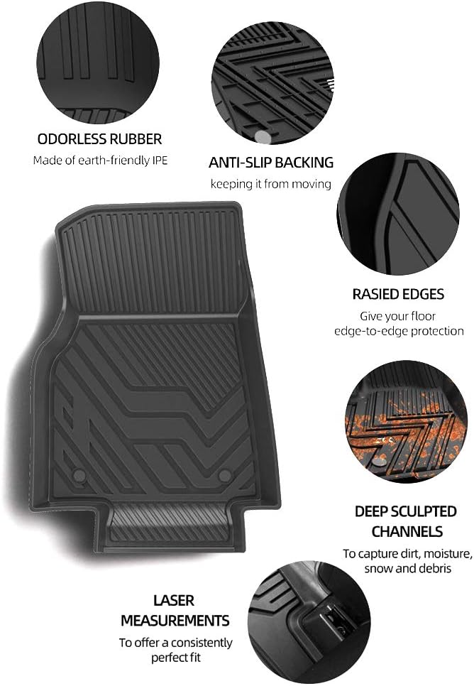 Black Heavy Duty Rubber Trunk Liner Tray O91341