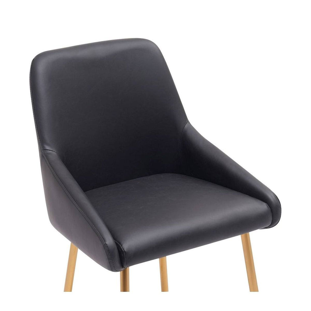 Black Counter Stool Set of 2 U200494
