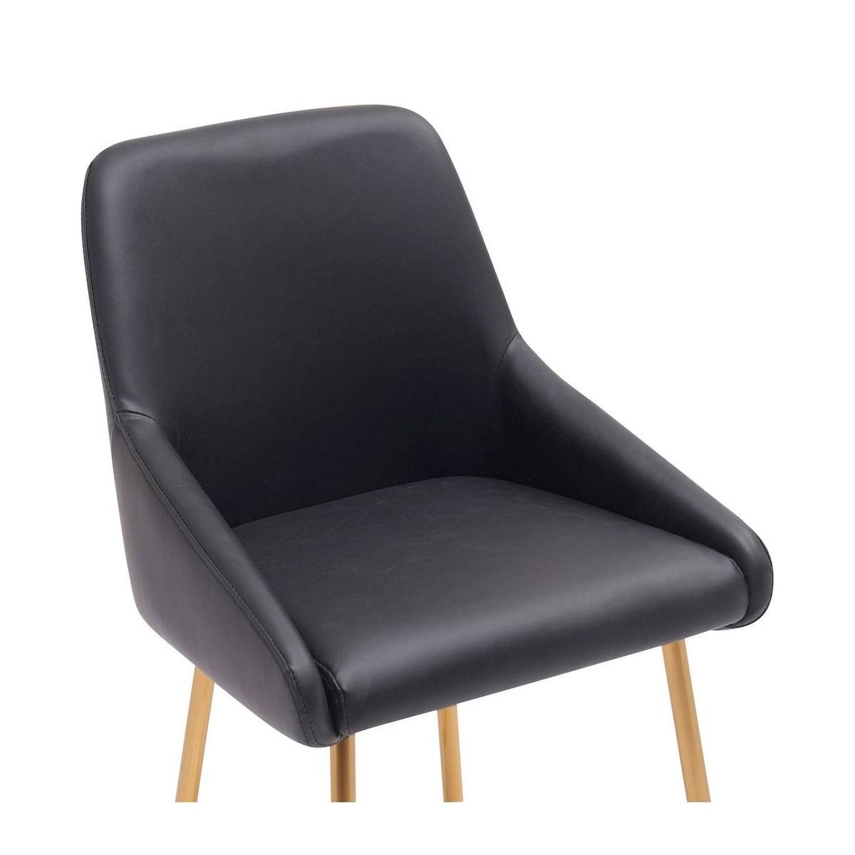 Black Counter Stool Set of 2 U200494