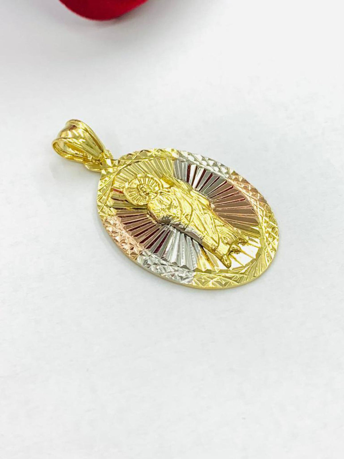20" Gold Filled Saint Jude Pendant Necklace Z180