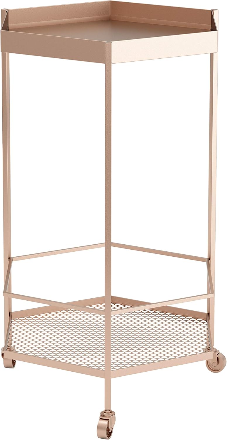 Gold Hex Bar Cart N7477