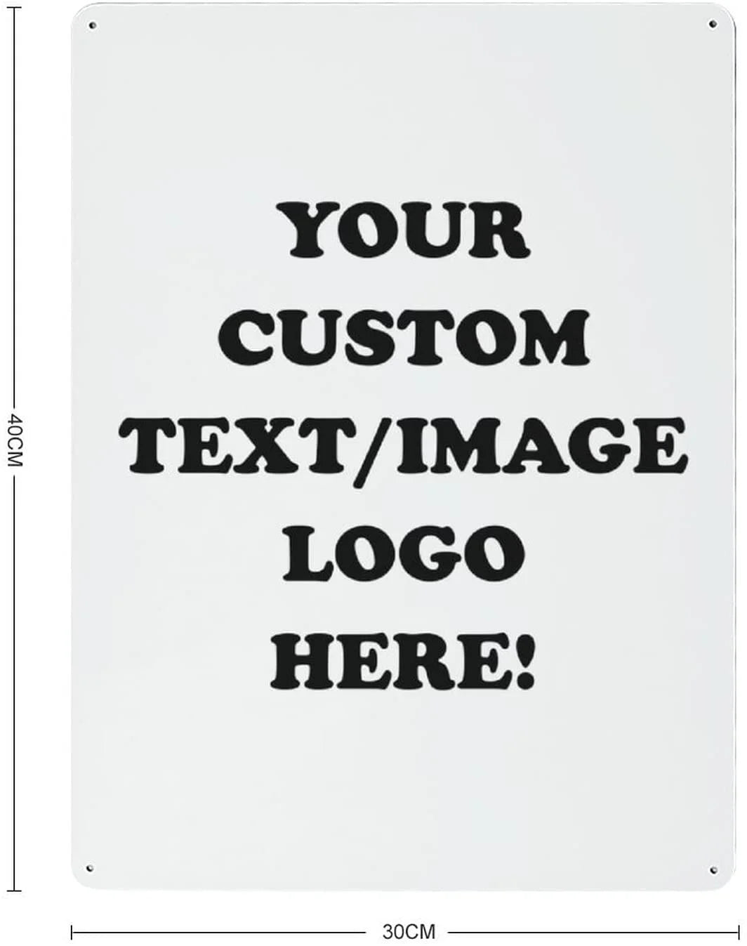 12x16inch Aluminum Wall Sign K407