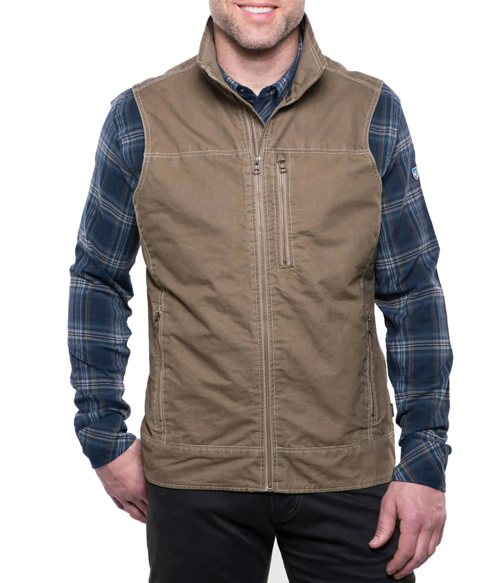 Khaki Burr Vest W4524