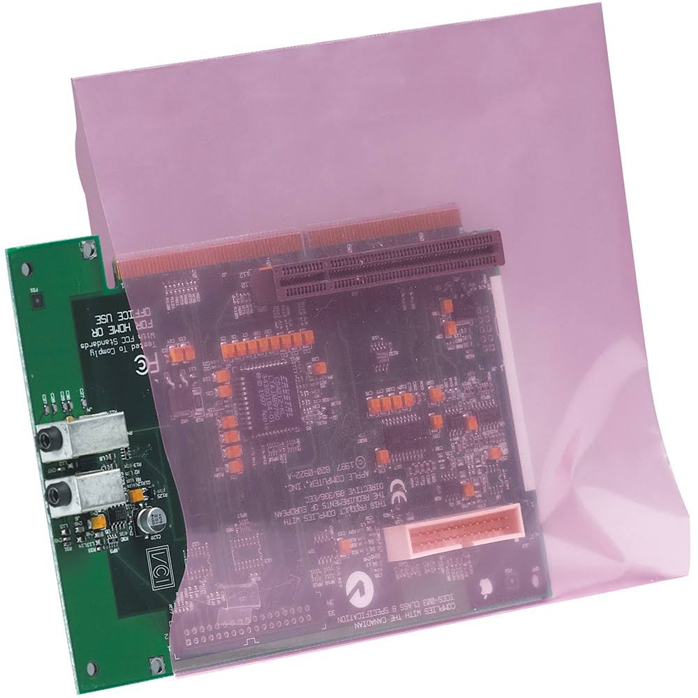 4 Mil Anti-Static Flat Poly Bags Case/250 L638411