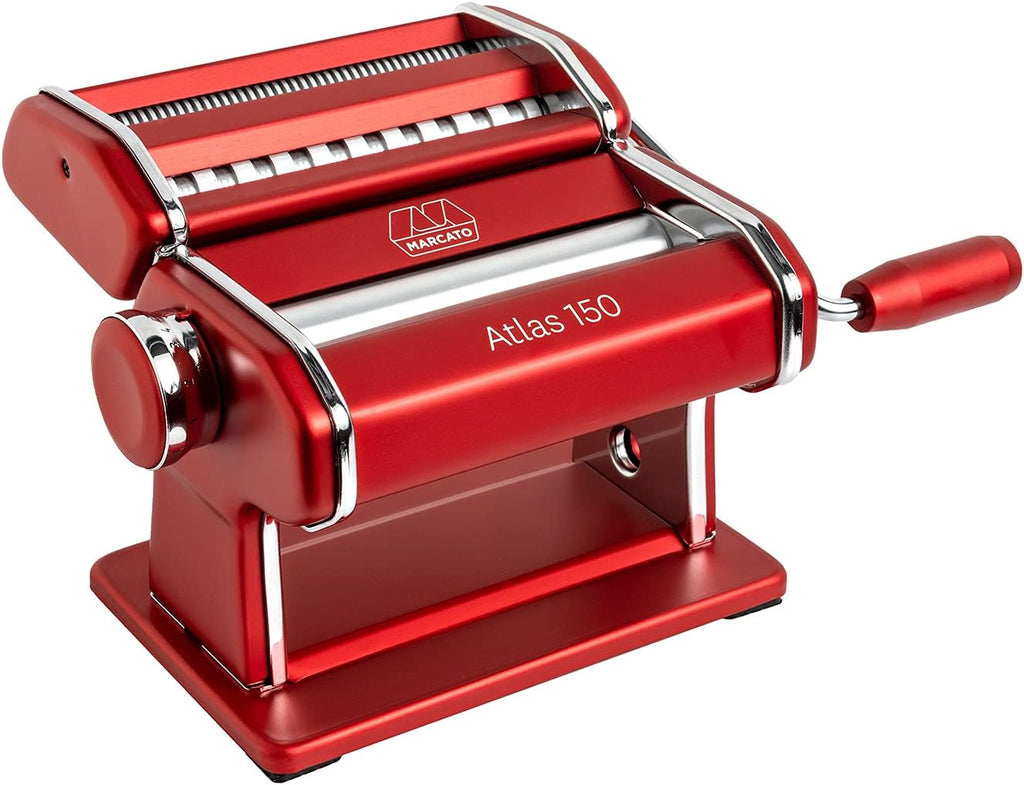 Black Pasta Machine with Pasta Cutter and Hand Crank B349205