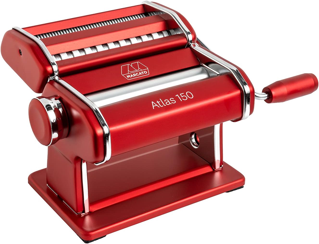 Black Pasta Machine with Pasta Cutter and Hand Crank B349205