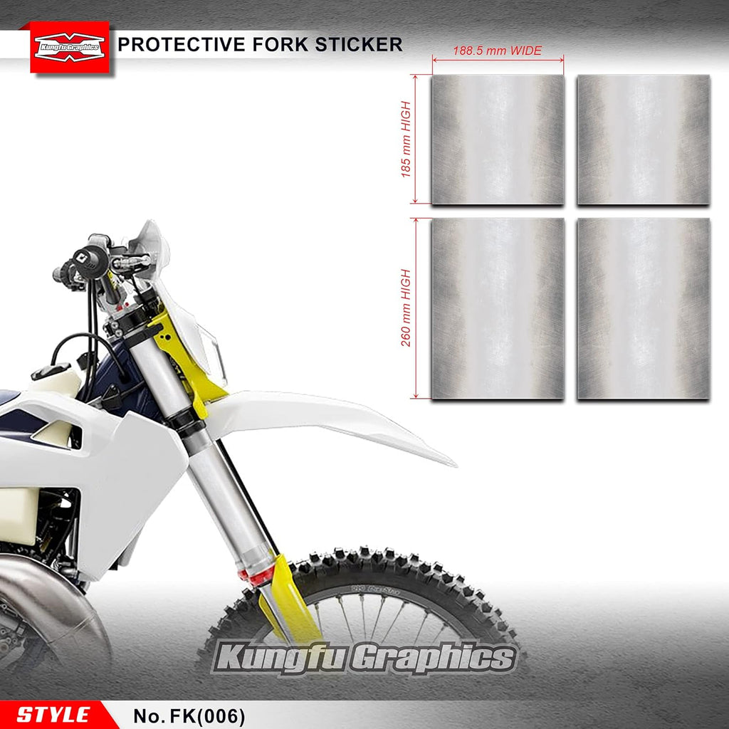 Black Upper Mid Fork Tube Decal Kit (Pack of 4) B96018