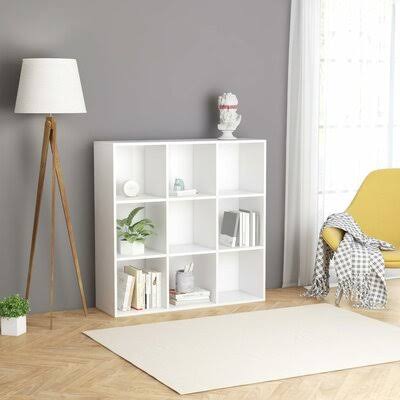 White Standard Bookcase A463