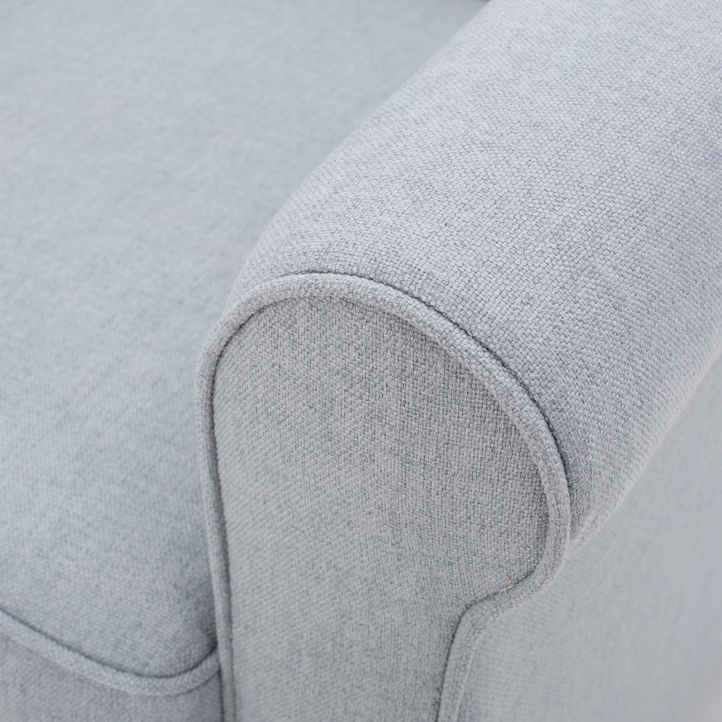 Dark Blue Padded Fabric Club Chair W63753