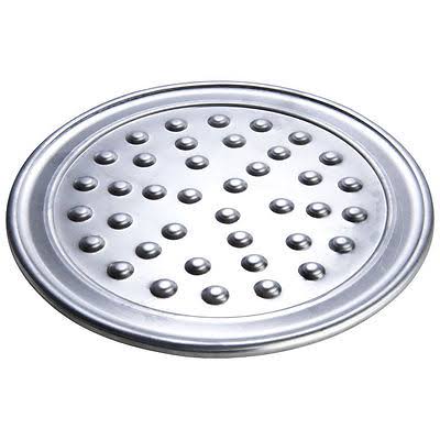 15" Heavy Weight Aluminum Pizza Pan with Nibs A445