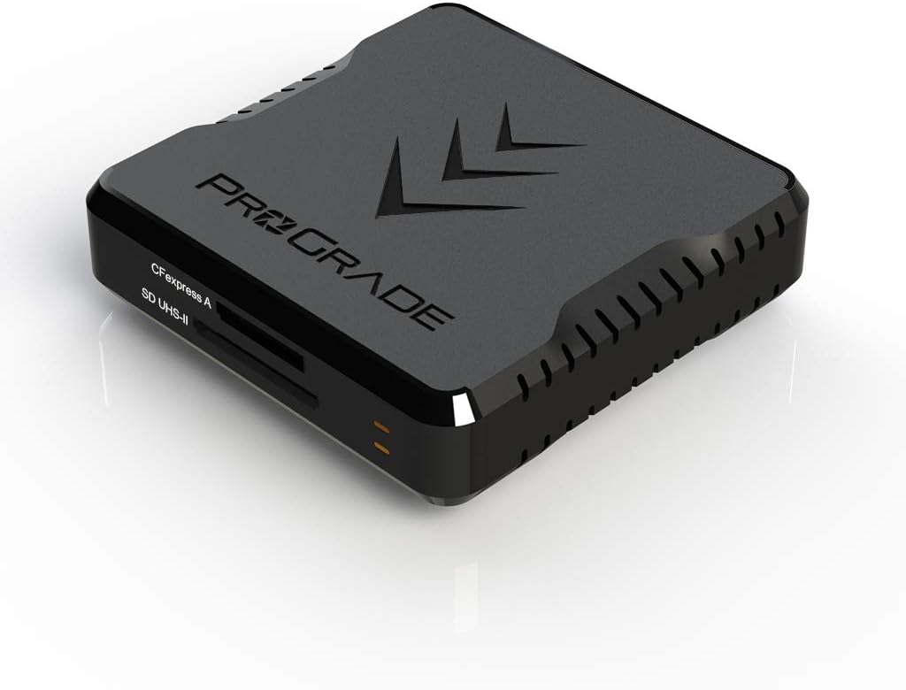 CFexpress Type A and SDXC/SDHC UHS-II Dual-Slot Card Reader USB 3.2 Gen 2 Pack of 2 S9827