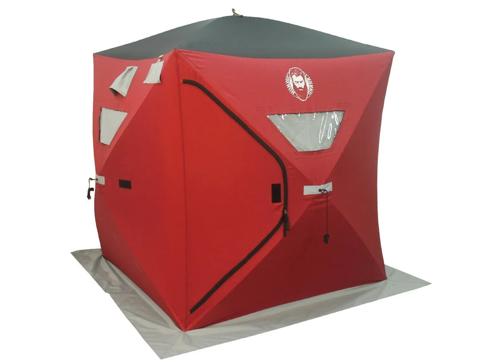 Power Ice Auger and Two Man Shelter Combo R9193