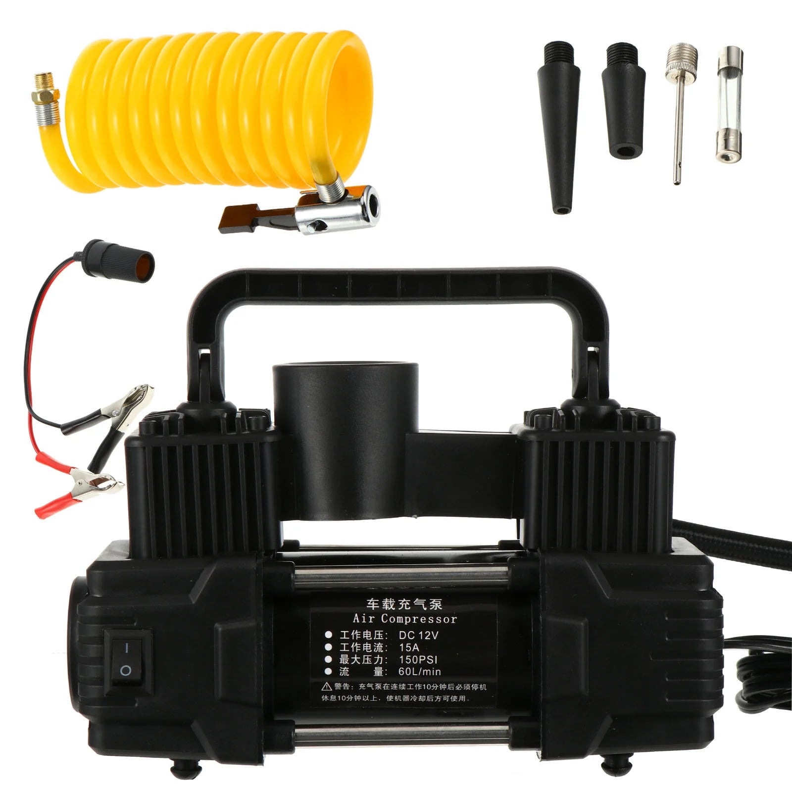Portable Vehicle-mounted Tire Inflator Pump Y10962