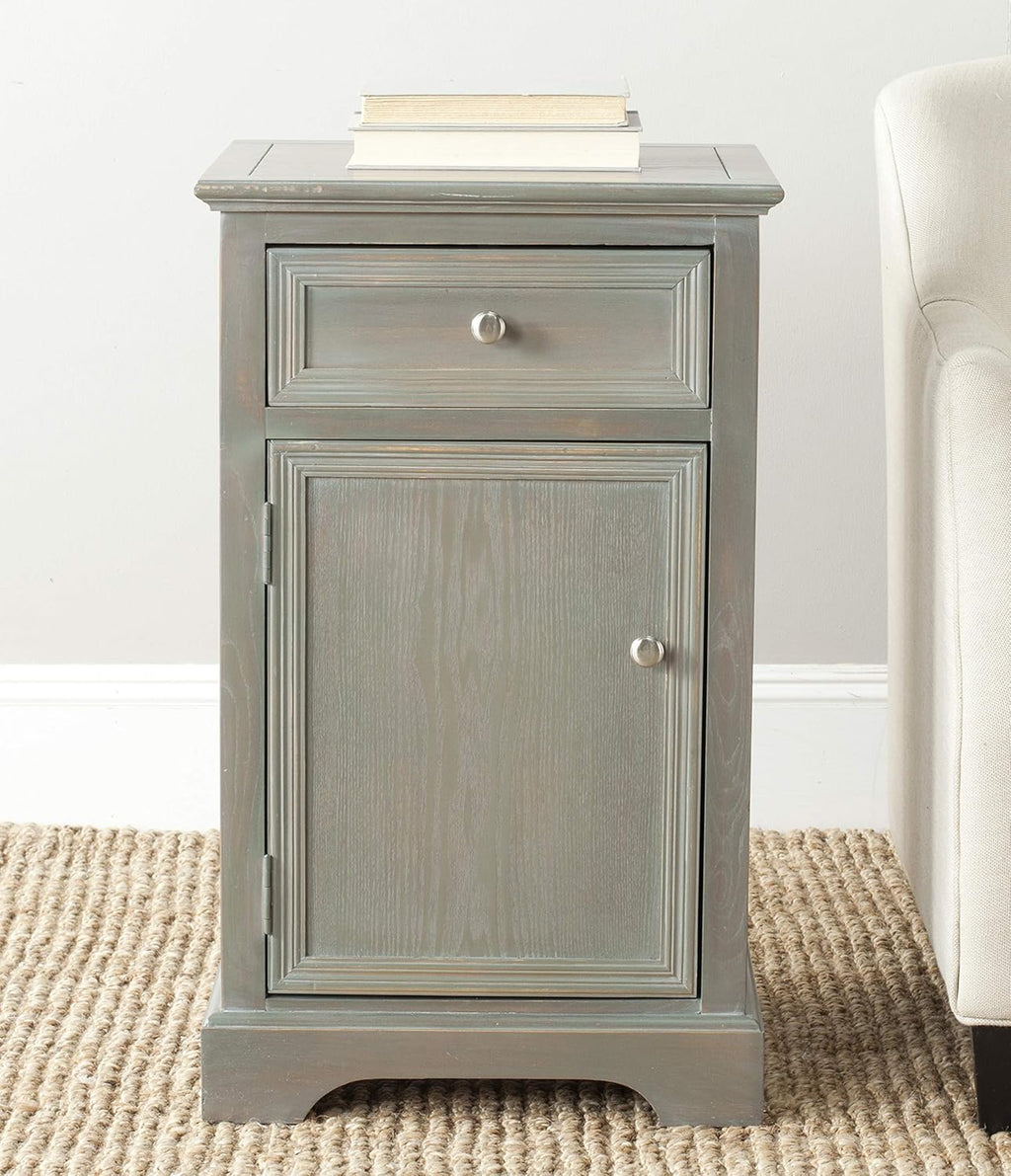French Grey End Table J528569