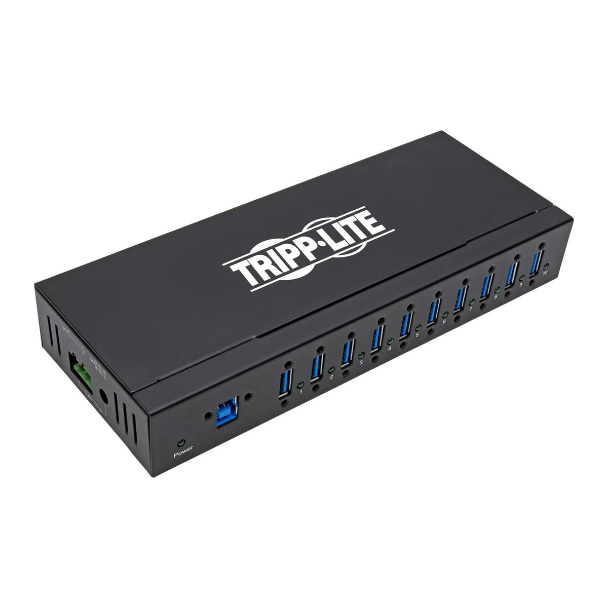 Iron Housing USB 3.0 Mountable Hub with 10 Ports Q689349