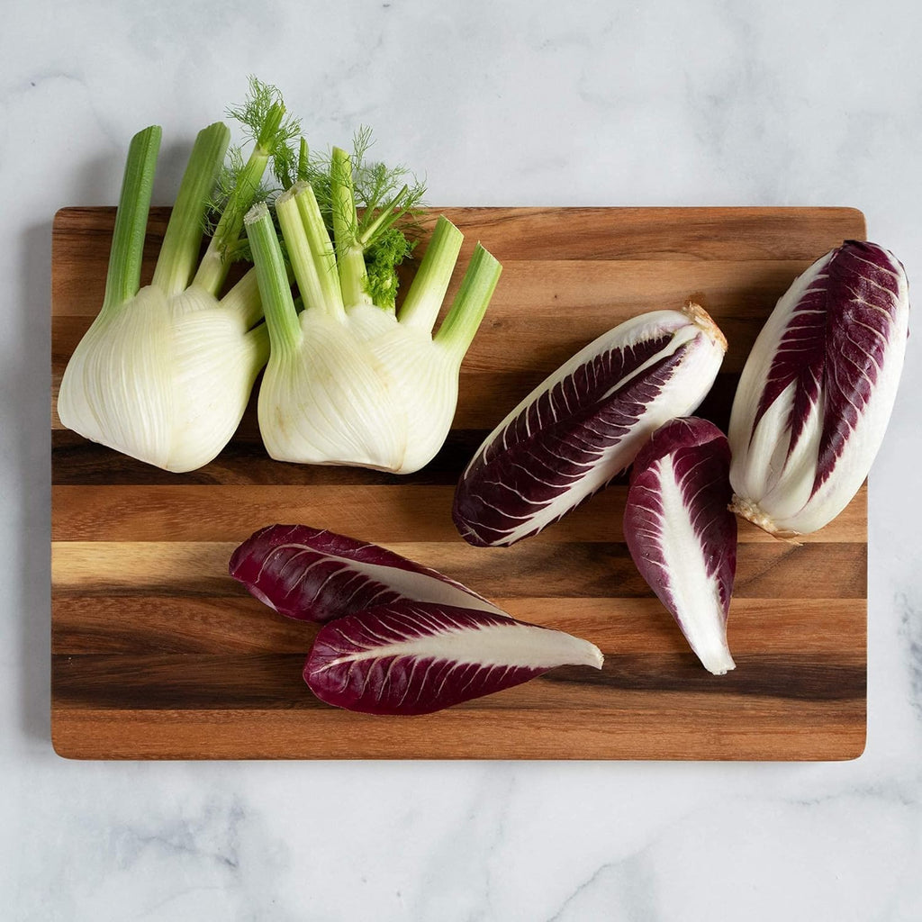 Large Wood Cutting Board, 17x12 Inch Reversible Hardwood B169790