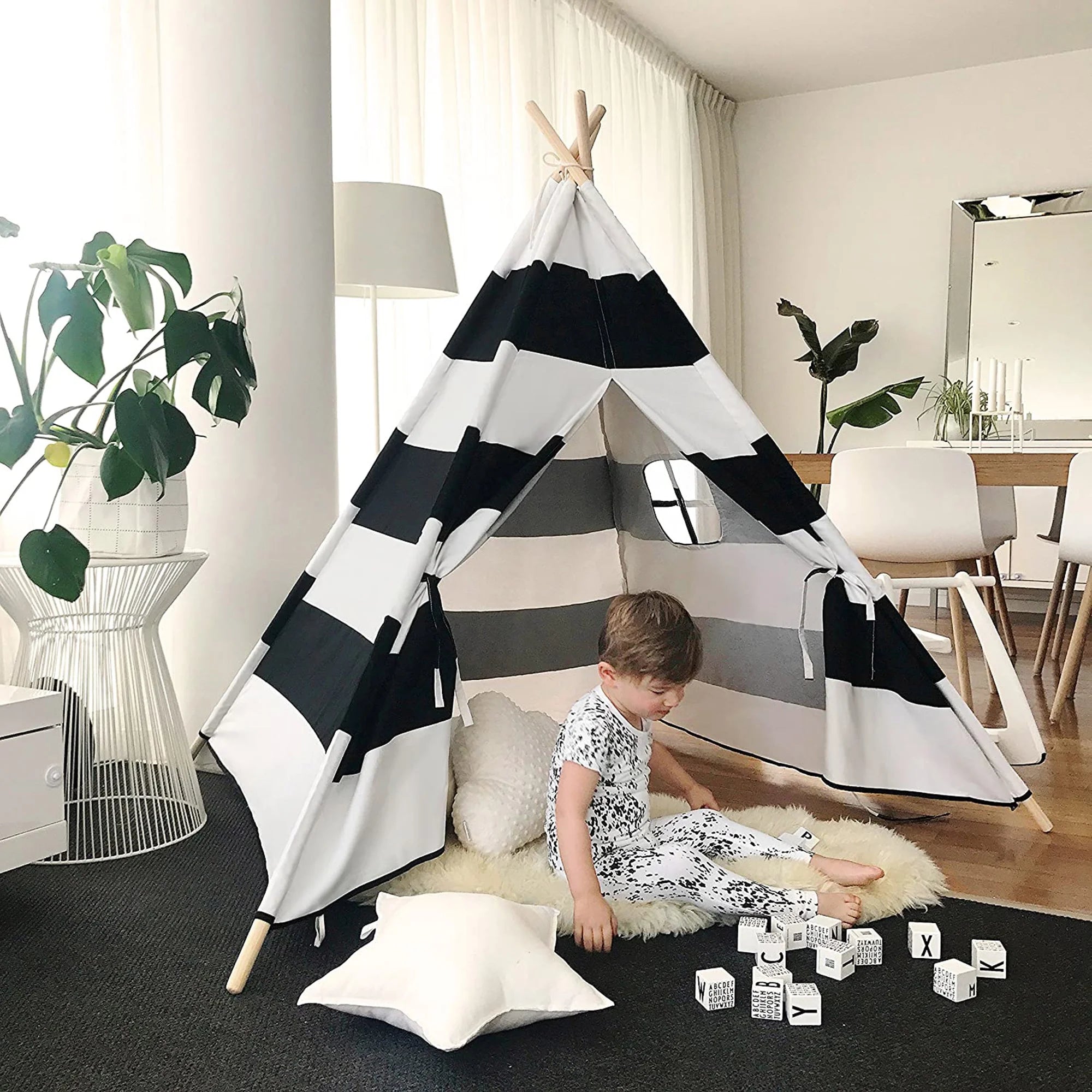 Canvas Kids Teepee Play Tent K242