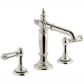 Vibrant Polished Nickel 2-Handle Widespread Bathroom Sink Faucet with Drain H958