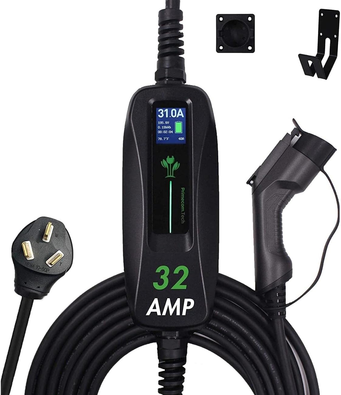 30 Feet Level 2 Electric Vehicle Charger 40 Amp G874332