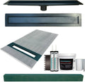 36” x 72” Linear Drain Shower Kit with ABS Drain Body V4712