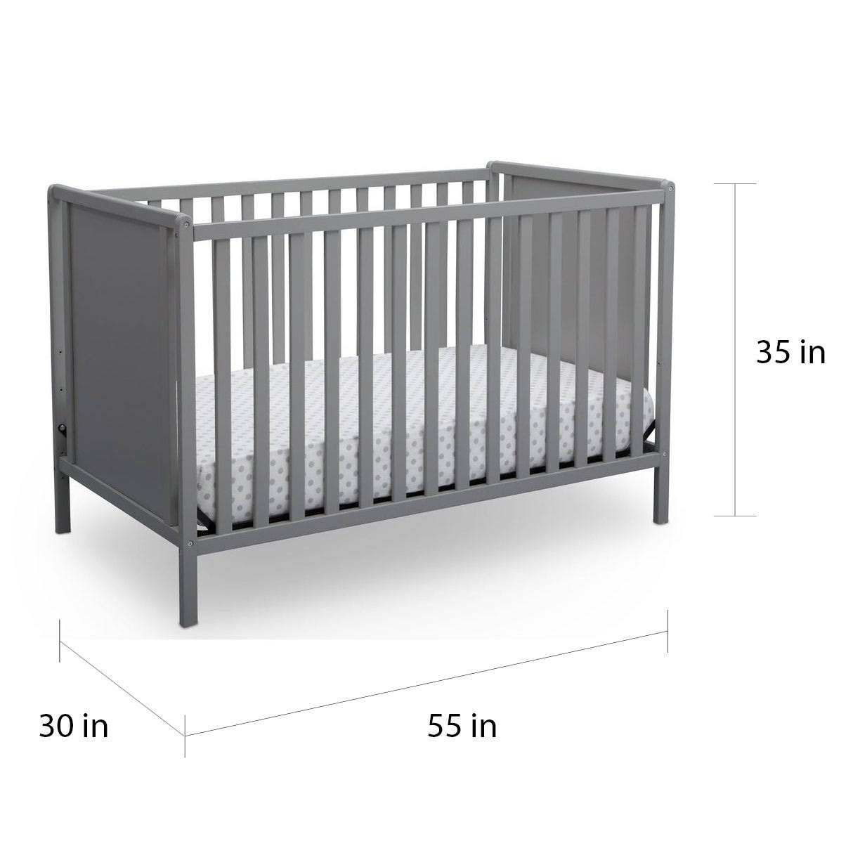 4-in-1 Bianca White Convertible Crib R5698