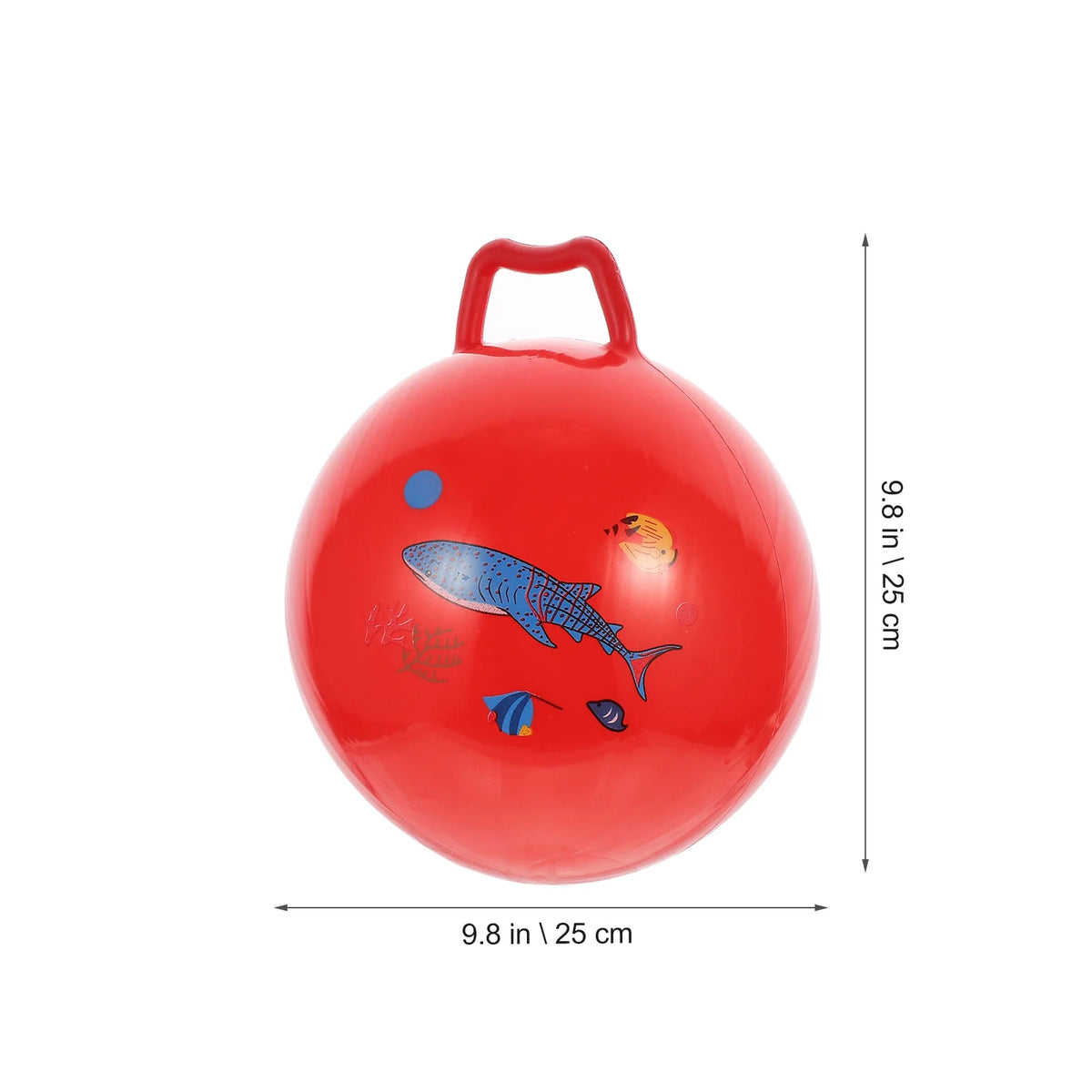 3Pcs Inflatable Hopper Balls with Handle X9482