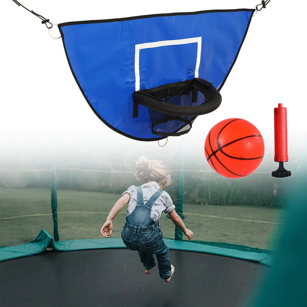 Mini Basketball Hoop with Pump and Mini Basketball for Trampoline Z589219