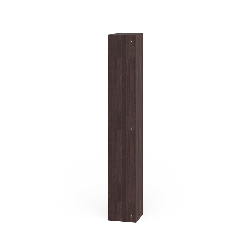 Corner 5-Shelf Display Stand White Wood Finish M3557