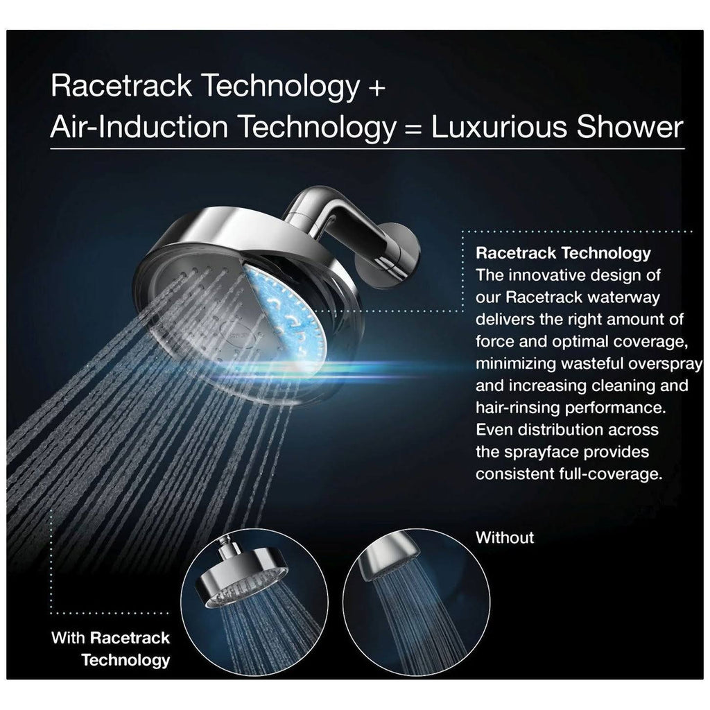 Vibrant Polished Nickel Single Function Shower Head U78370