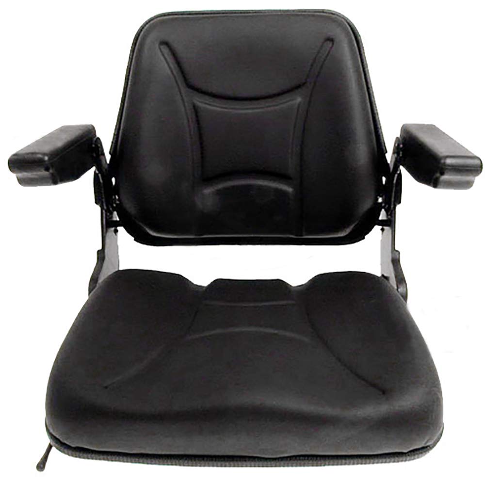Universal Tractor Seat with Fold Down Back & Fold Up Arm Rests A460