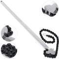 24inch Carbon Steel Chain Pipe Wrench Pack of 2 W82448